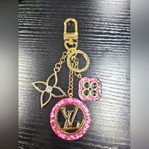 Pink Colorline Lv Bag Charm/keychain Fashion